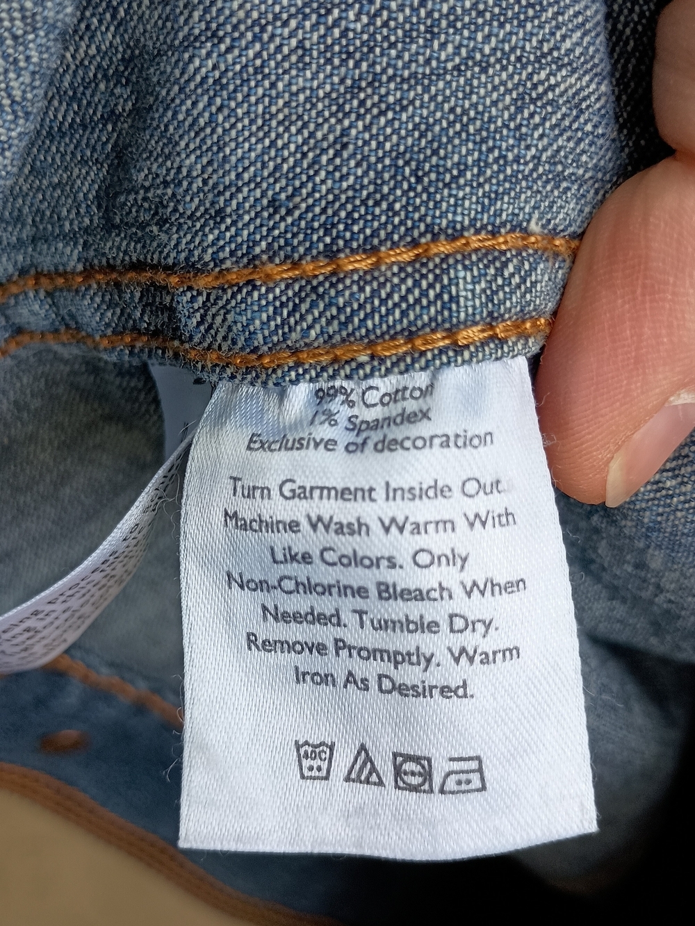 Eddie Bauer Classic Blue Denim Jacket - Picture 6 of 6